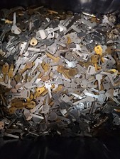 Lot of Misc Key Blanks 2 lbs  HOUSE, CAR, etc . UN-CUT STEAMPUNK UPCYCLE CRAFT