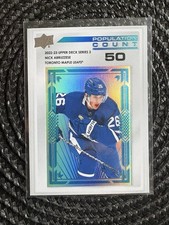 2022-23 Upper Deck Series 2 Pop Count 50 PC43 Nick Abruzzese Toronto Maple Leafs