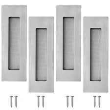Recessed Pocket Door Pull Hardware Flush Door Handles Sliding Closet Door Pull 6