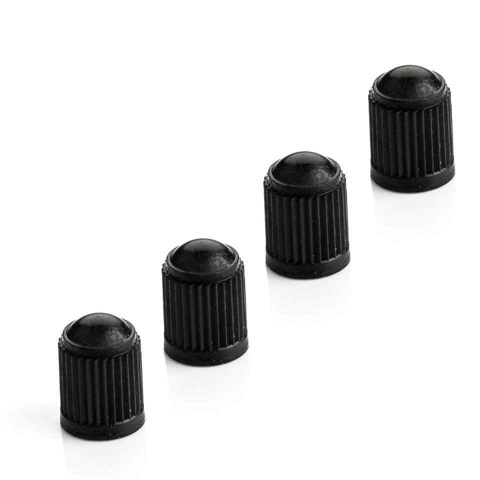 Juego de 4 tapas de válvula de neumático tapa de válvula de coche plástico negro para HYUNDAI Foto 4 de 4