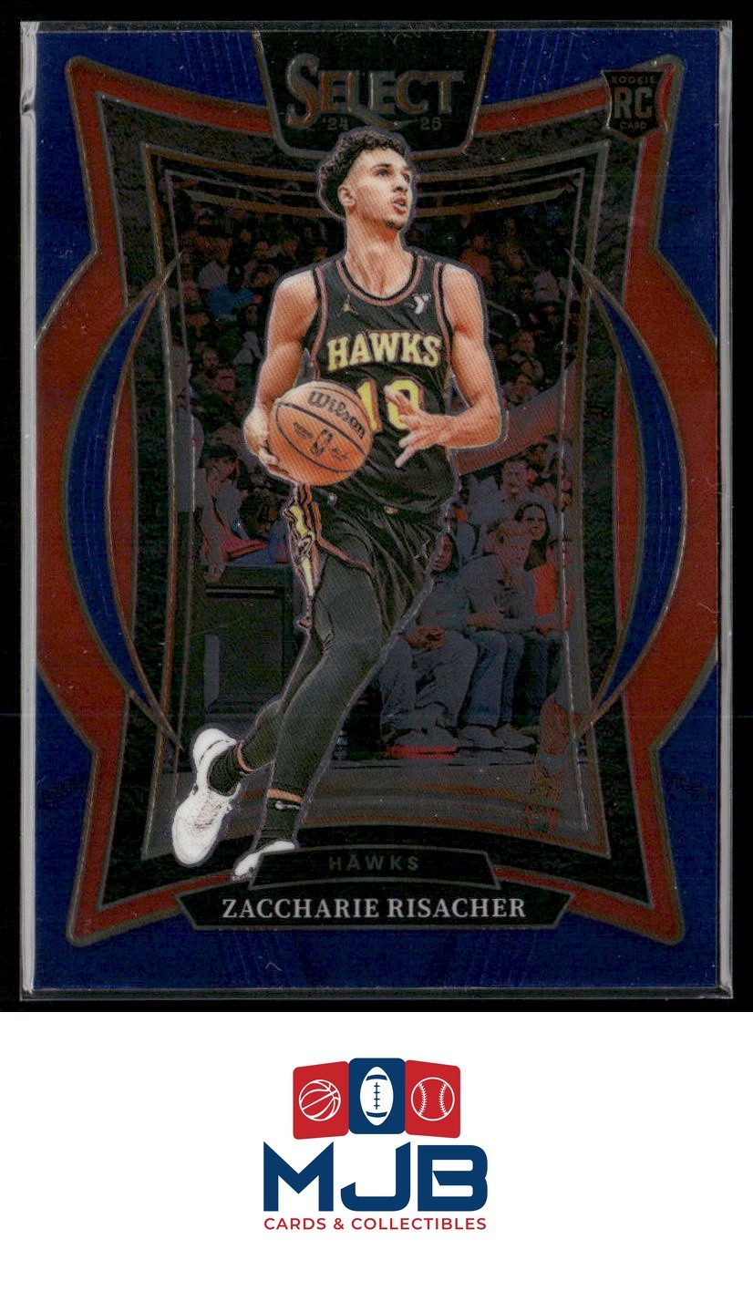 2024-25 Panini Select Zaccharie Risacher Blue (Retail) Rookie #86