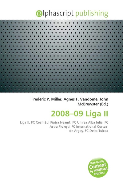 Frederic P. Miller (U. A.) | 2008-09 Liga II | Taschenbuch | Englisch (2026)-image