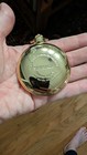 American Eagle Silver Dollar (1oz) Pocket Watch Painted 2001 w/ Display Stand  — photo 3