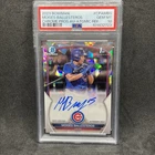 2023 Bowman Chrome Auto Atomic Refractor /100 PSA 10 Ballesteros RC Cubs 📈
