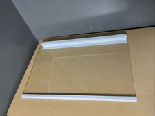 NEW! Genuine OEM GE Refrigerator Large Glass Shelf or Snack Drawer Cover