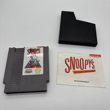 Snoopy's Silly Sports Spectacular (Nintendo NES) with Manuel and sleeve