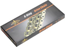520 Chains With Connecting Master Link, X-Ring Gold 98 Link
