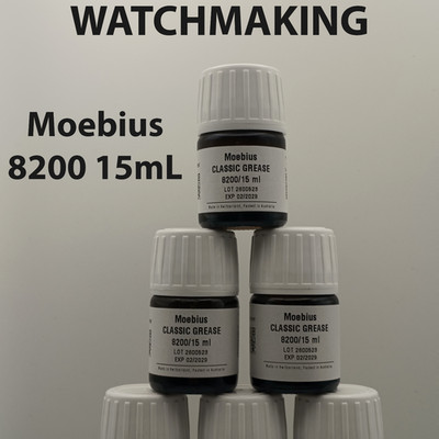Moebius 8200 15 ml mainspring barrel and arbor watch lubricant grease