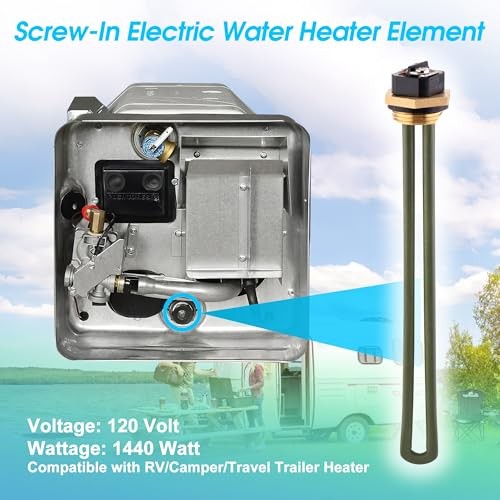  520900 RV Water Heater Element Kit for Suburban SW4DE SW6DE SW6DEL Model-B