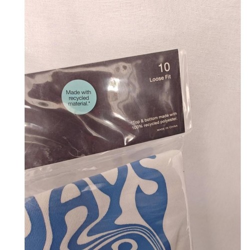 Gap Kids PJ Pajama Set 2-Piece Tank & Short Blue Tie Dye Lazy Days 10 New - Picture 8 of 10
