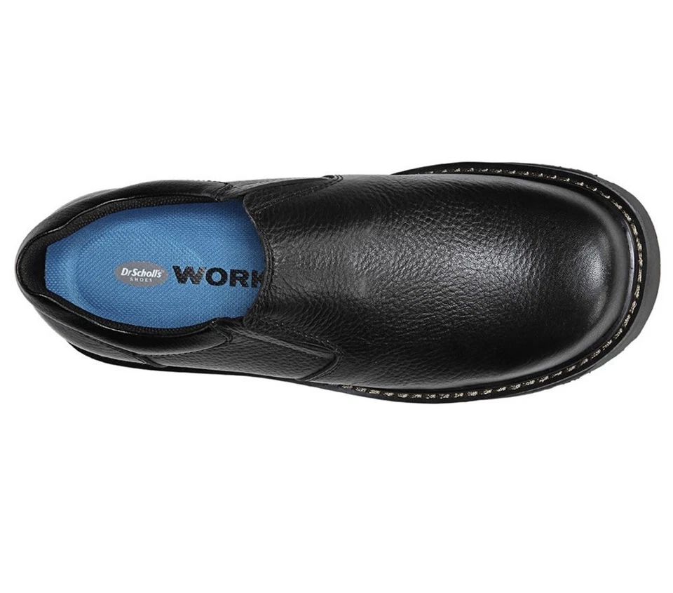 Dr. Scholl's Winder II Men's Slip On Size 10 W Black. Oil Resistant Outsole -NEW - Image 2 of 4