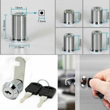 Key Alike Cam Lock for Door Cabinet Mailbox Drawer Cupboard Locks 16/20/25/30mm