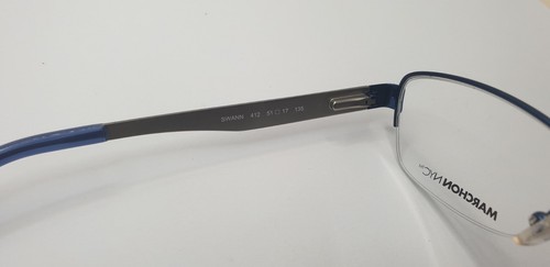 Marchon NYC SWAN 412 Halbrandbrille 51-17-135 - blau - Bild 5 von 5