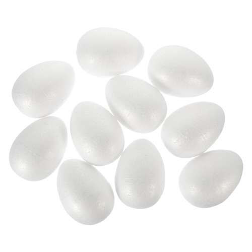 10Pcs Easter Craft Foam Eggs DIY Egg Hanging Decoration Party DIY Graffiti Eggs