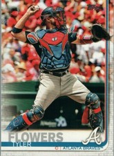 #244 Tyler Flowers Atlanta Braves 2019 Topps Series 1 Baseball Card