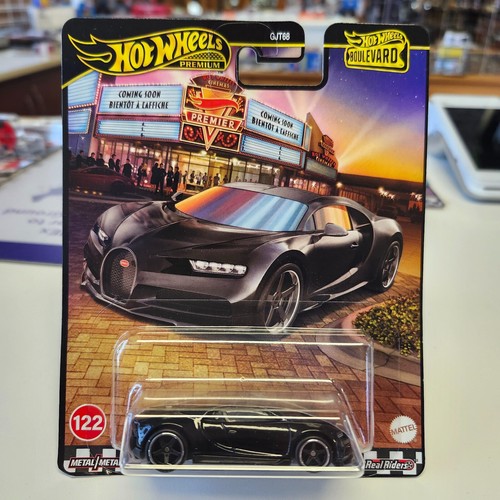 Hot Wheels Premium Boulevard #122 '16 Bugatti Chiron in schwarz