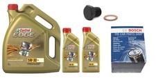 FITS AUDI SQ5 3.0 TDI 12-16 BOSCH SERVICE KIT BOSCH OIL FILTER & CASTROL EDGE 7L