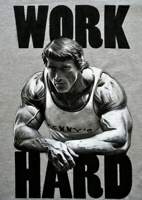 Filmposter Arnold Schwarzenegger Bodybuilding Fitnessstudio Motivation Wandbild Deko A4