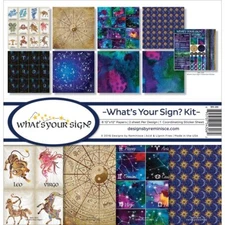 WH-200 What's Your Sign? Scrapbook Kit 12x12 inches