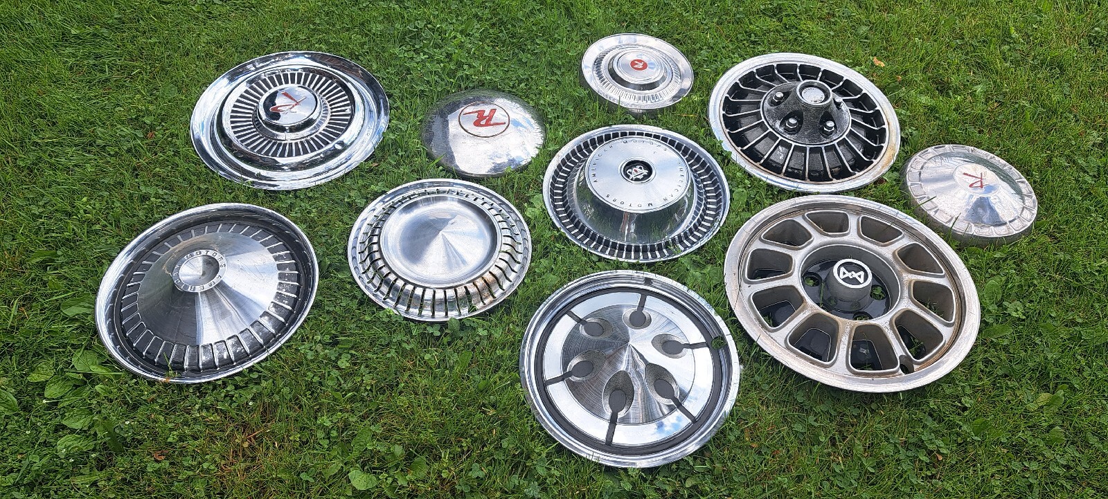 10 AMC Rambler American Motors Hubcaps Wheel Covers Wall Art Mancave