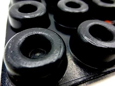 Stick-On Rubber Pad, 7/8" Pad 3/8" Tall, Durable Adhesive! Free Shipping