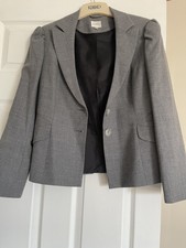 Kaliko Grey Virgin Wool Smart Ladies Jacket Size 10 Rrp Was £180
