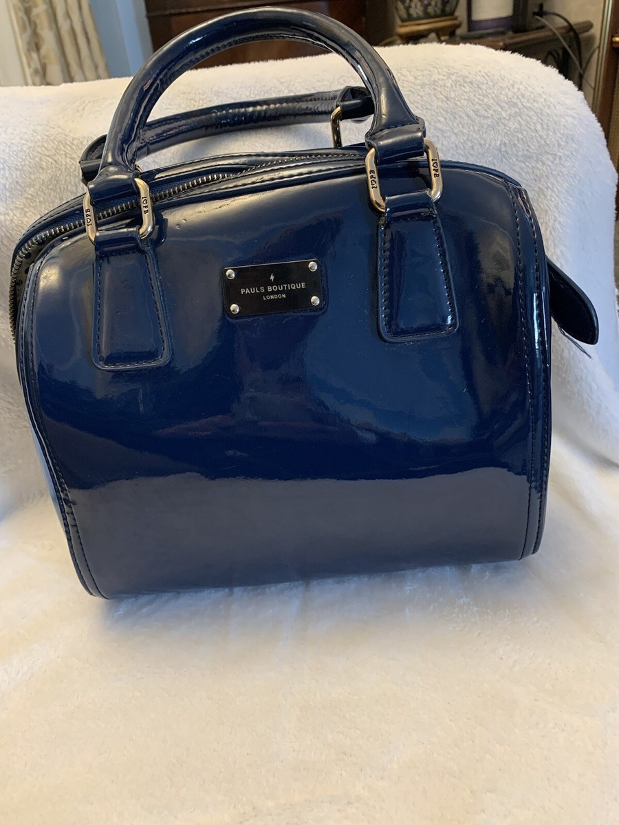 Paul's Boutique Shiny Blue Handbag UK