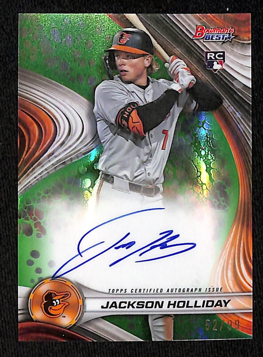 2024 Bowmans Best Jackson Holliday Auto /99 Best of 2024 #B24-JH RC Orioles