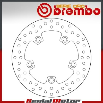 Brembo Gold Series Rear Fixed Brake Disc for Tgb X-Motion 300 2010 > 2013