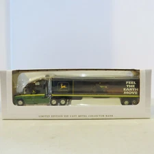 SpecCast JD Freightliner Semi/Trailer Feel the Earth Move LTD 1/64 JD34016B