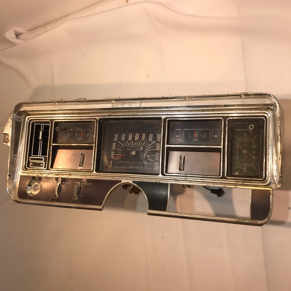 1969 1970 Buick Gauge Painel de Instrumentos Velocímetro Alerta de Velocidade Medidor de Viagem OEM - Imagem 2 de 4