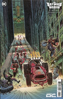 Batman And Robin Vol 3 #3 1:25 Incentive James Stokoe Card Stock Variant Cove