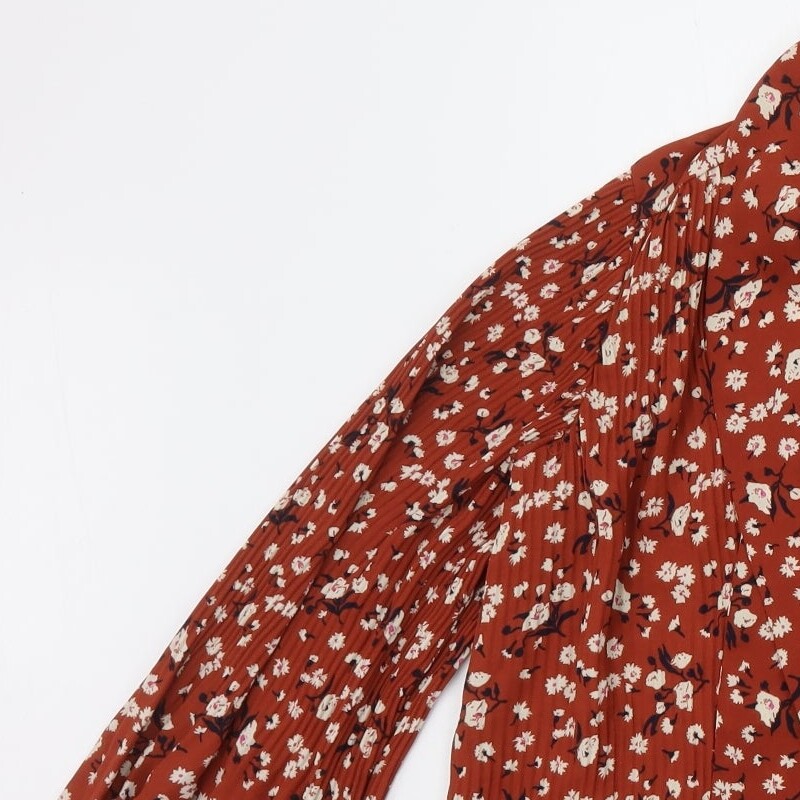 Selected Womens Orange Polyester Blend Blouse Siz… - image 6