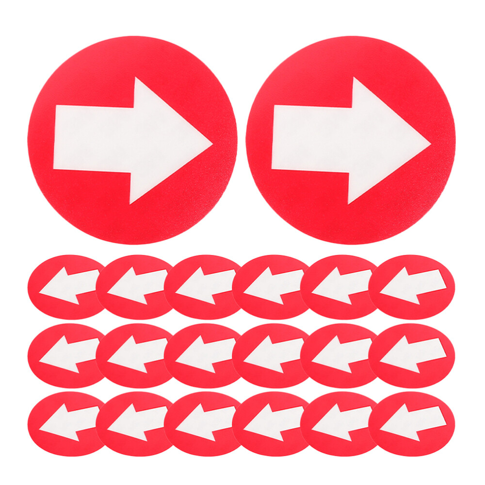 20 piezas marcas reflectantes para senderos señalización de dirección de piso marcadores de senderismo