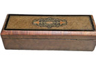Boîte À Gants Napoléon III Marqueterie & Cartouche Doré Victorian glove box