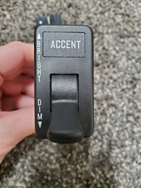 INTERNATIONAL TRUCK ACCENT DIMMER SWITCH 5 TERMINAL 3596759C1 