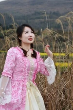 Marie Antoinette-Inspired Court Ball Gown Rococo Victorian Exquisite Handcrafted