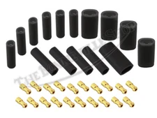 Lucas Connector Assortment Triumph Norton BSA Brass (2mm) Bullet Sleeves PN# ...