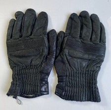 Vintage Gant Gamet Black Leather Gloves Size 9 made in France