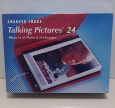 Sharper Image Talking Pictures 24 Album for 24 Photos  24 Messages GC602 Red