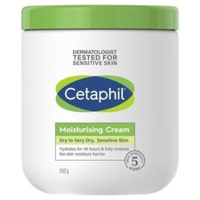 Cetaphil - Moisturising Cream 550g Face & Body Dry & Sensitive Skin