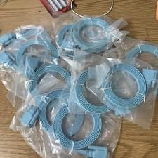 Lot Of 10 Console Cable RJ45 to DB9 1.80 METER 6FT