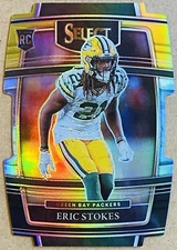 2021 PANINI SELECT CONCOURSE ERIC STOKES BLACK/GOLD DIE-CUT PRIZM RC #88 NM QTY