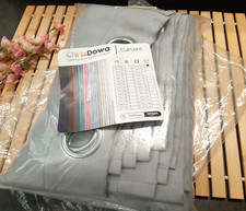 ChrisDowa Grommet Blackout Curtains 2 Panels  Gray , Thermal 42x63 NOB
