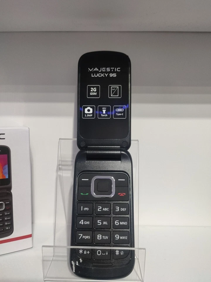 ⭐CELLULARE MAJESTIC LUCKY 95 FLIP TASTI GRANDI DISPLAY A COLORI FOTOCAMERA🇮🇹 - Immagine 3 di 3