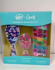 Wet Brush  Goody Rainbow Fantasy Kit Detangler 2, Flower Snap Clip 12 