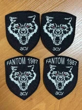 Lot of 2 - Ukraine Patch - ANGRY WOLF ZSU Fantom ZCU
