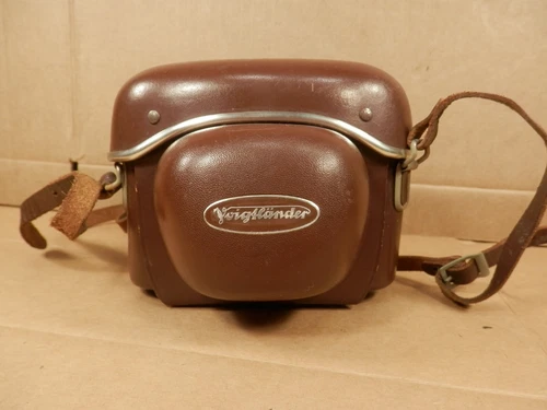 Vintage Voigtlander Leather Camera Case & Strap West Germany