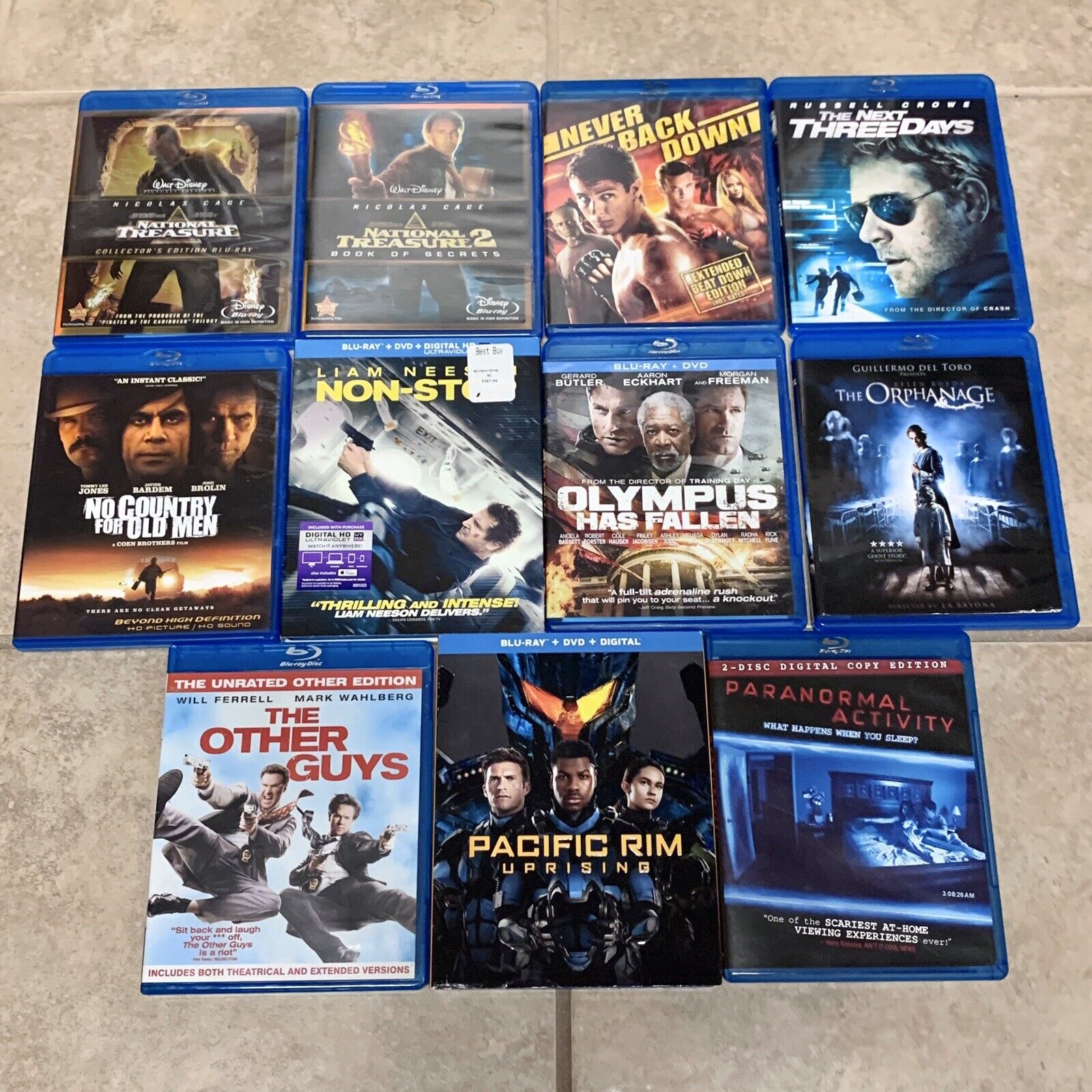 Pre-Owned Blu-rays for Sale from Personal Collection - Titles N to S