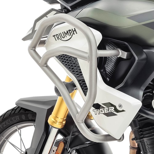 Set Defensas arriba + bolsas para Triumph Tiger 1200 GT / Pro 22-24 TG2 plata - Imagen 3 de 12